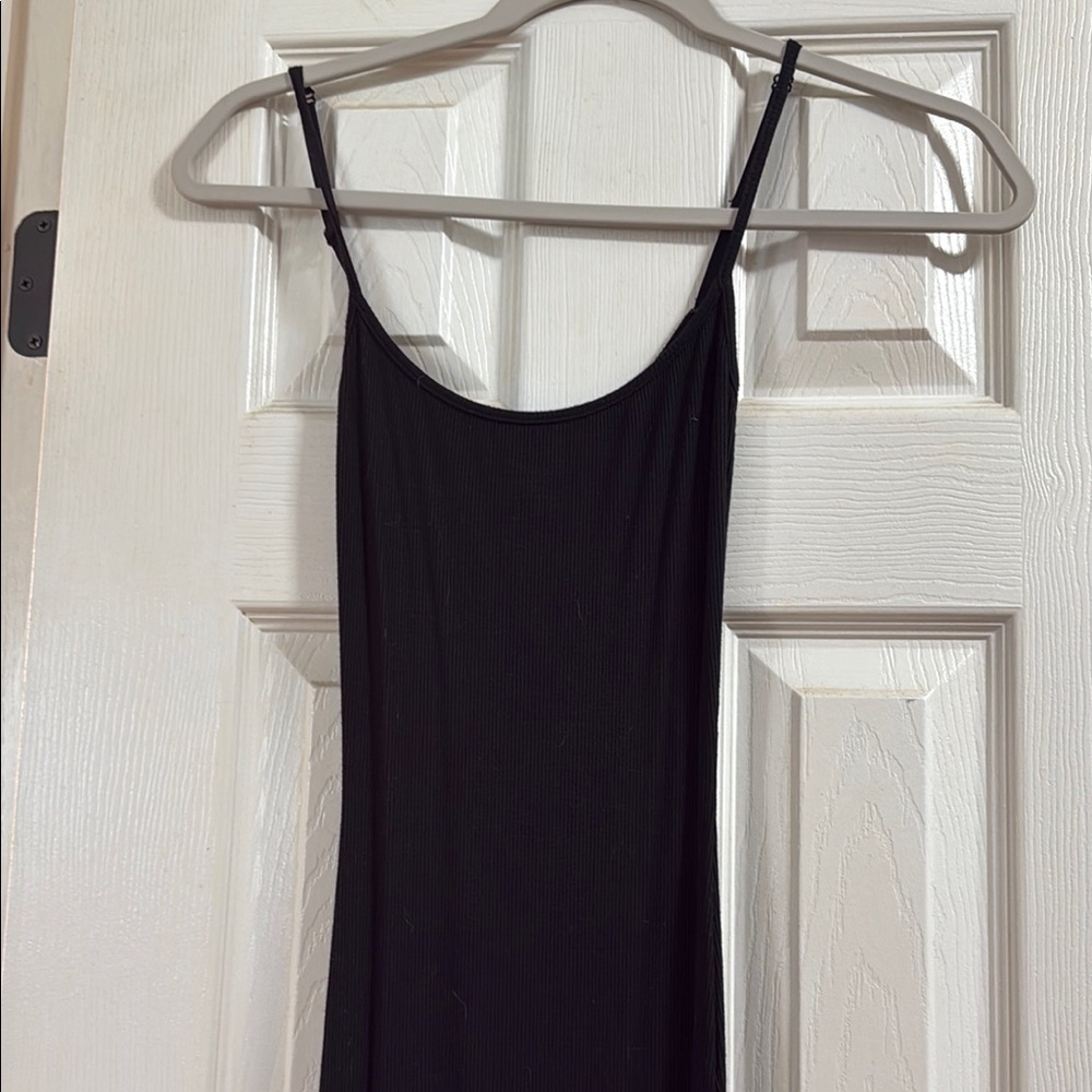 SKIMS Black Maxi Dress